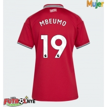 Camiseta Manchester United Bryan Mbeumo #19 Primera Equipación para mujer 2026-27 manga corta
